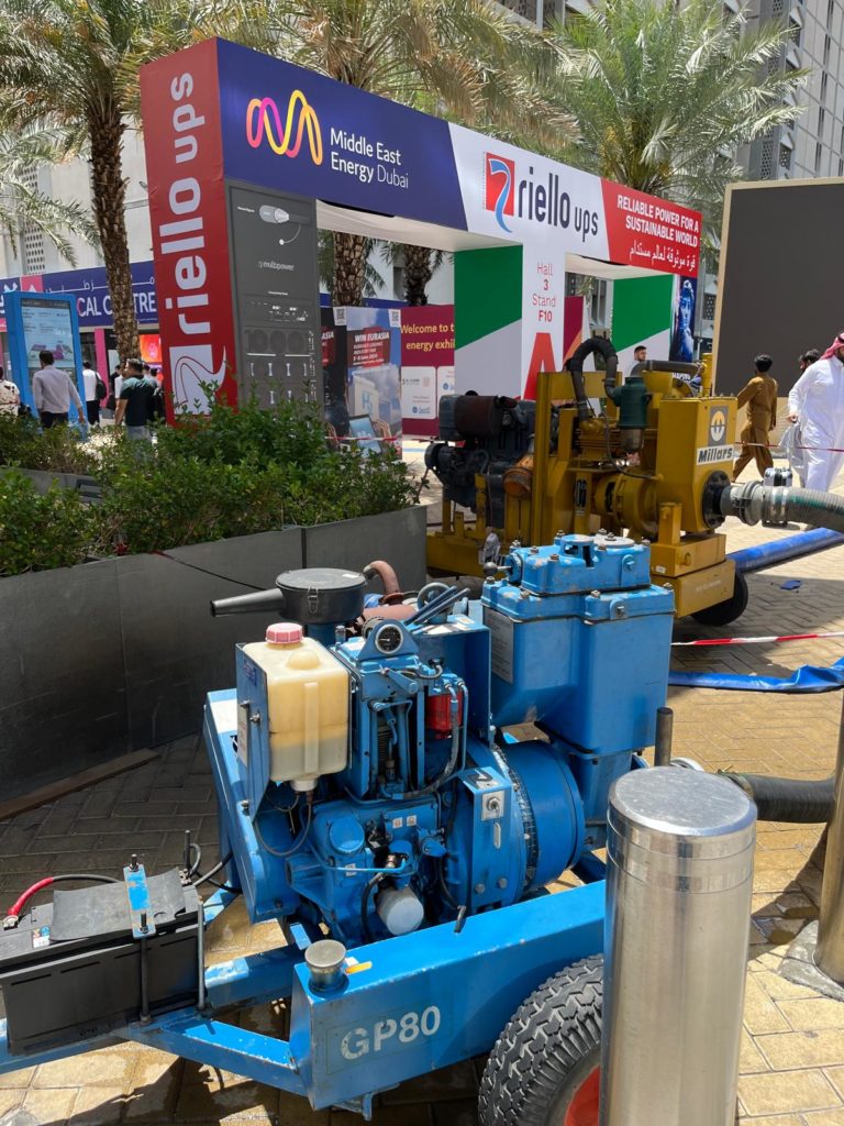 Lister Petter engines in action during Dubai’s floods